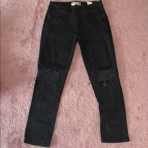 Garage black jeans